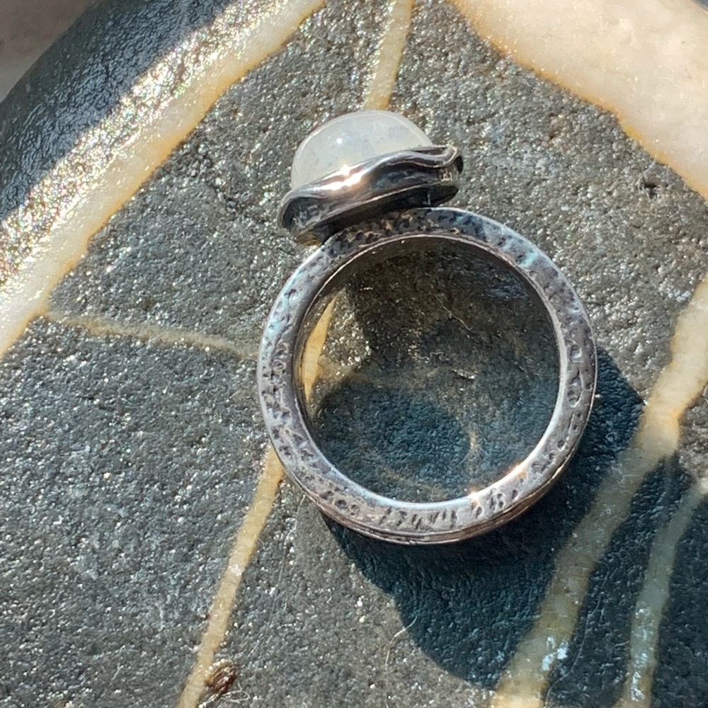 Moonstone Spinner Ring - image 6